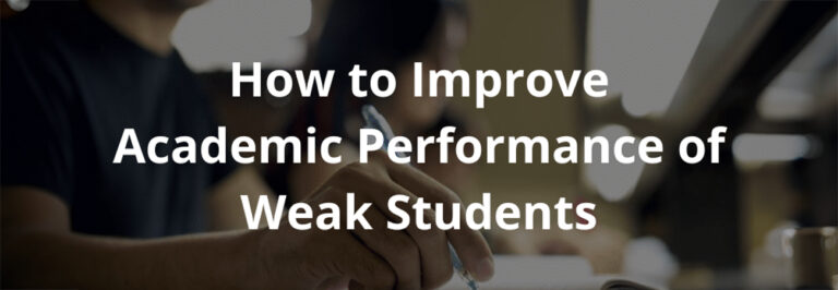 Read more about the article How to Improve Academic Performance of Weak Students